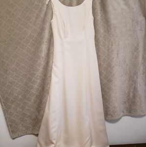 Simple white dress